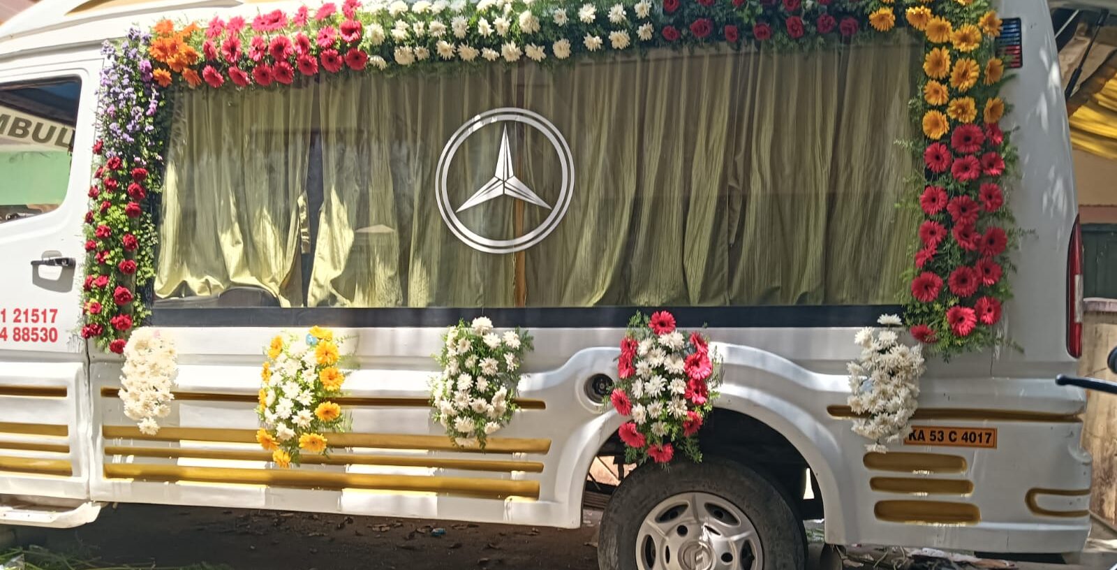 Stately Glass Hearse for Funeral Procession
