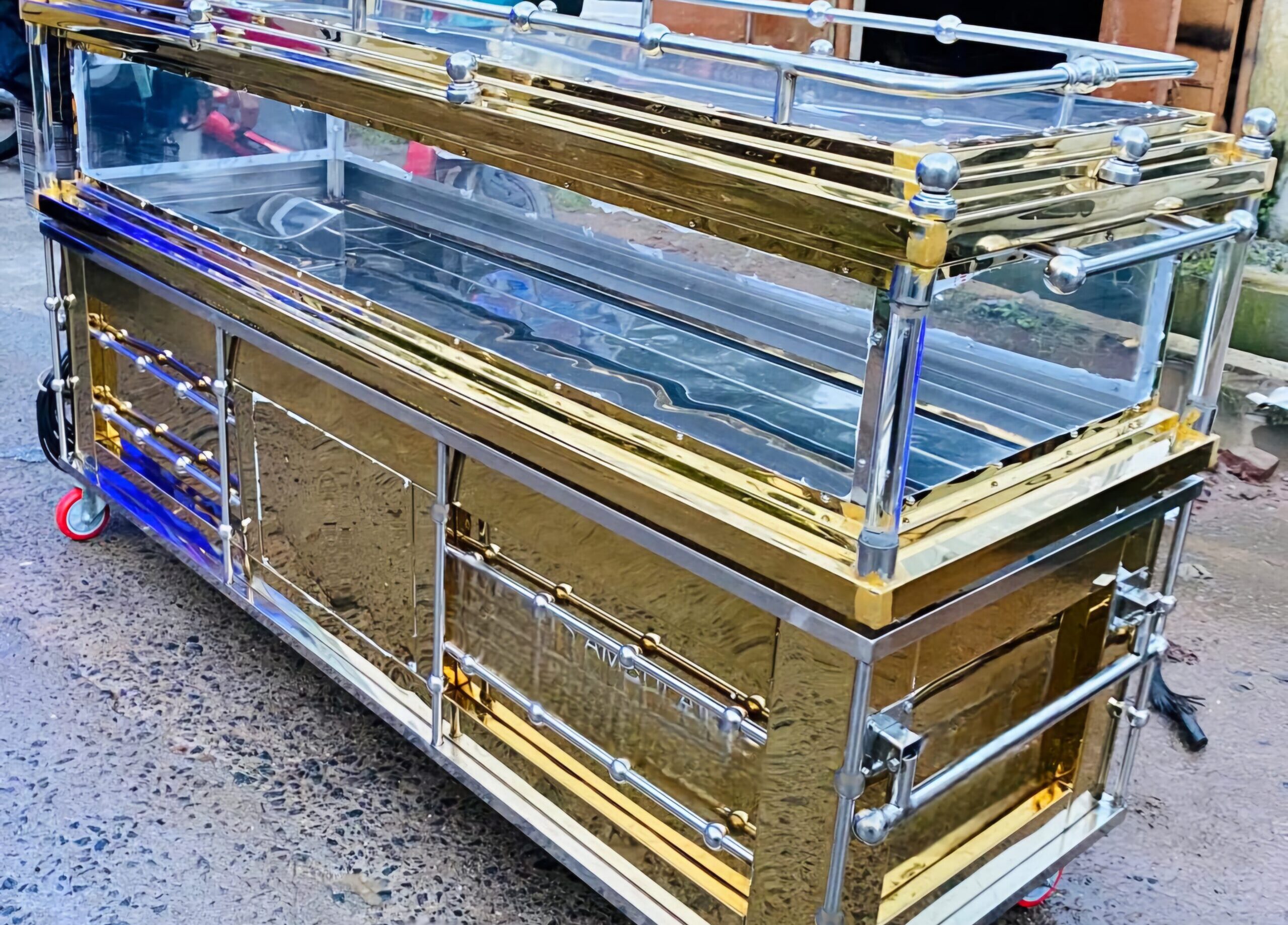 VIP dead body freezer box with high-end design and advanced cooling features