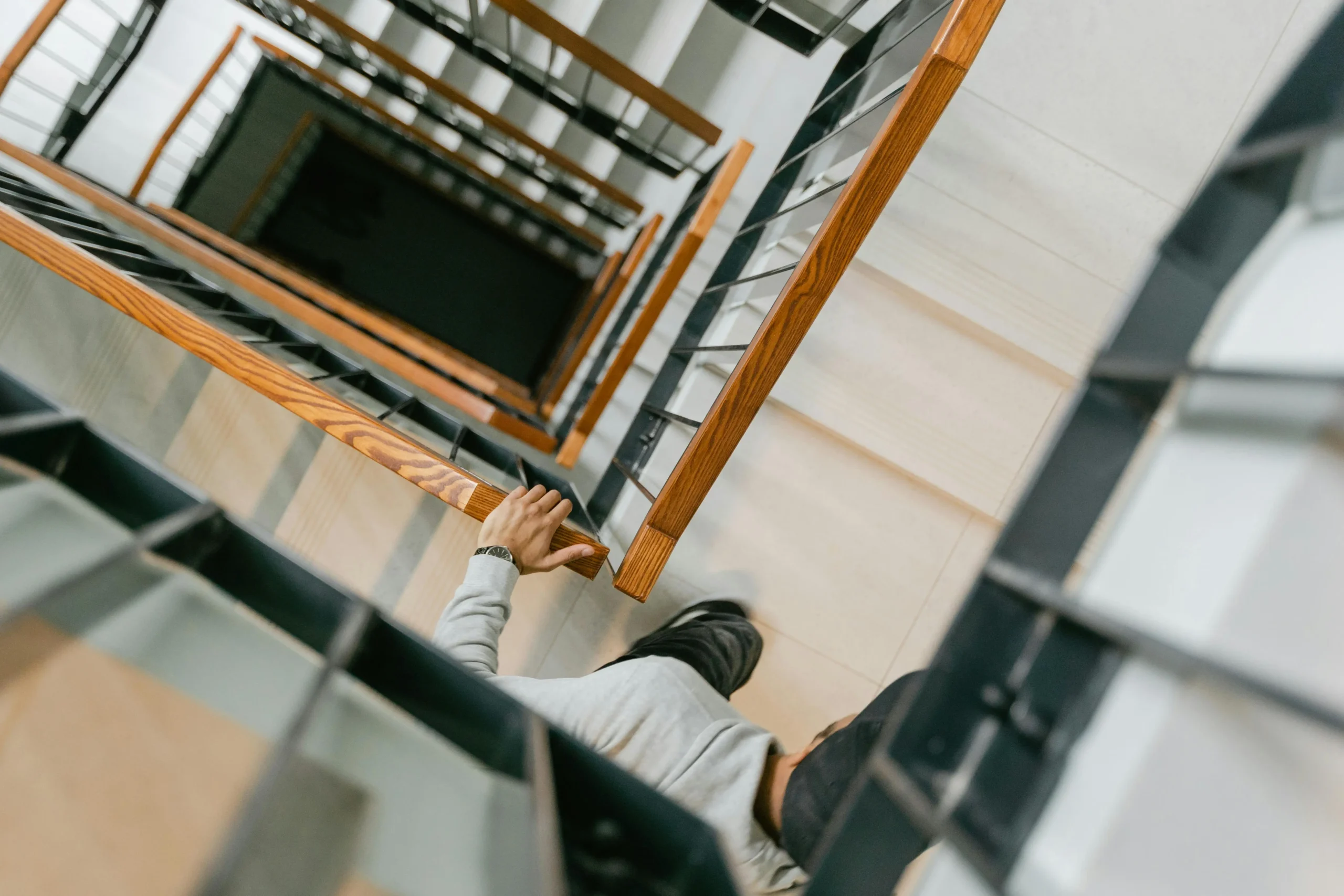 Apartment stairs may require additional manpower for freezer box movement