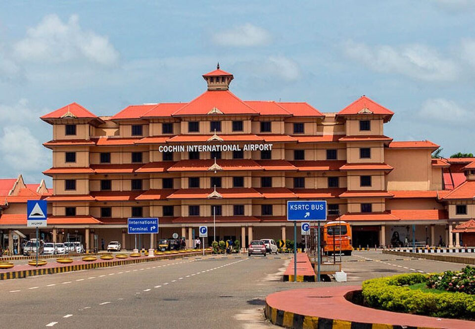 Cochin International Airport terminal for Bangalore to Kochi dead body air transport