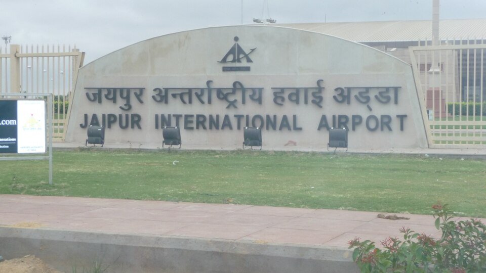 Sanganer side of Jaipur International Airport for onward road transport planning after JAI release